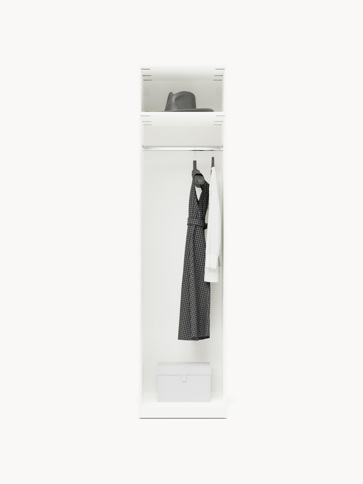 Charlise Modular Hinged-Door Wardrobe, 50 cm Wide, in Various Sizes