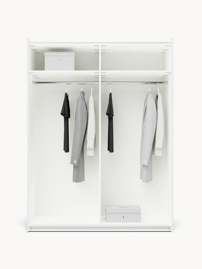 Charlise Sliding-Door Wardrobe, Modular, 150 cm Wide, in Various Sizes