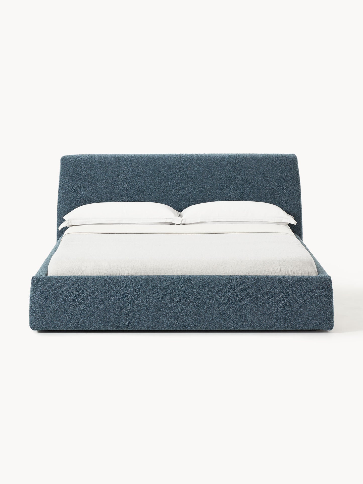 Cloven Bouclé Upholstered Bed