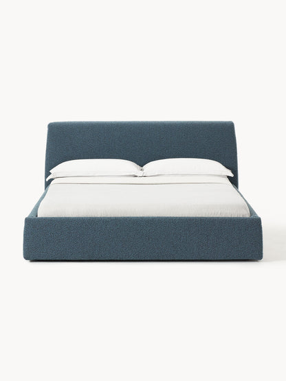 Cloven Bouclé Upholstered Bed
