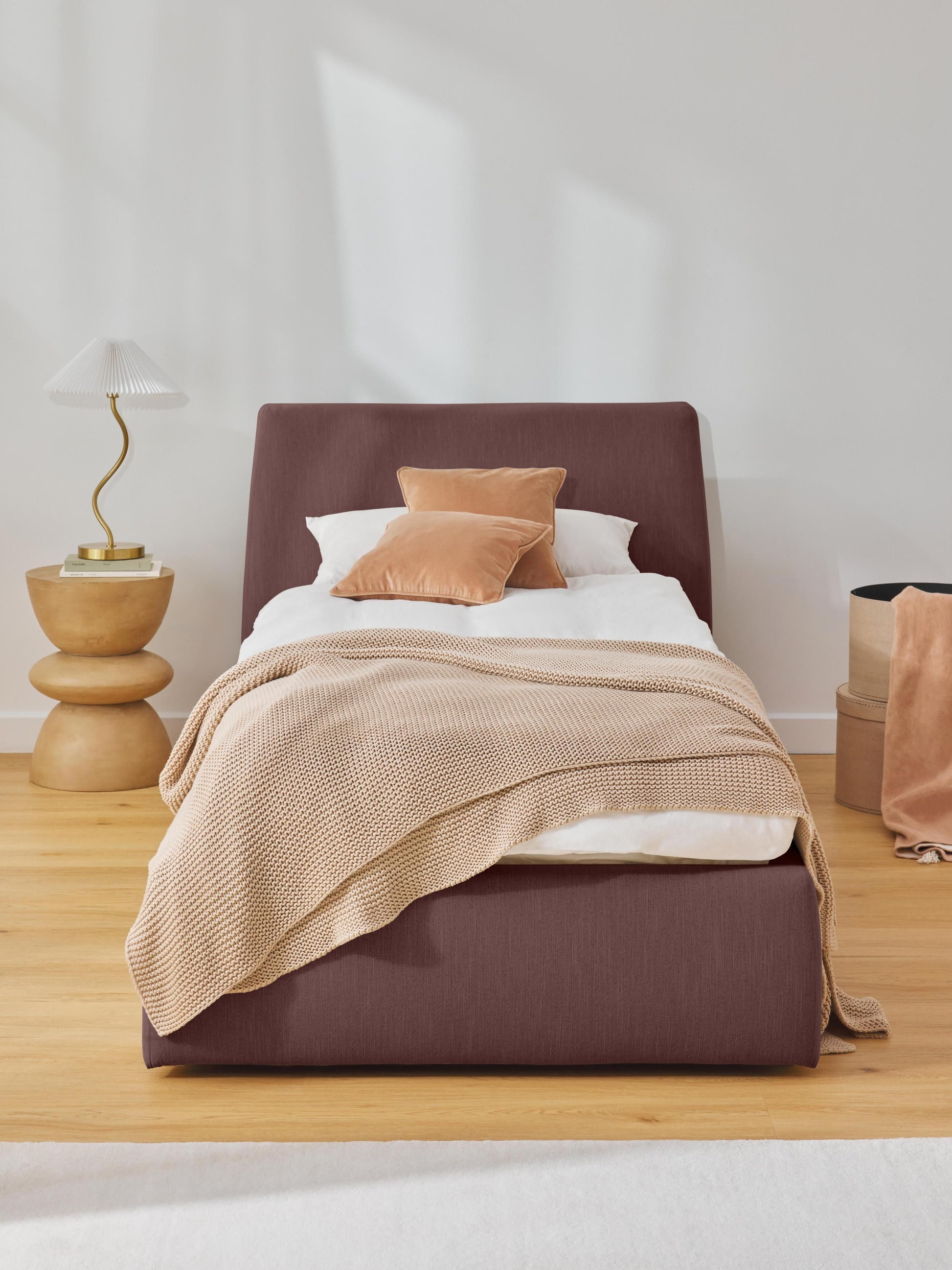 Cloven Single Bed with Storage