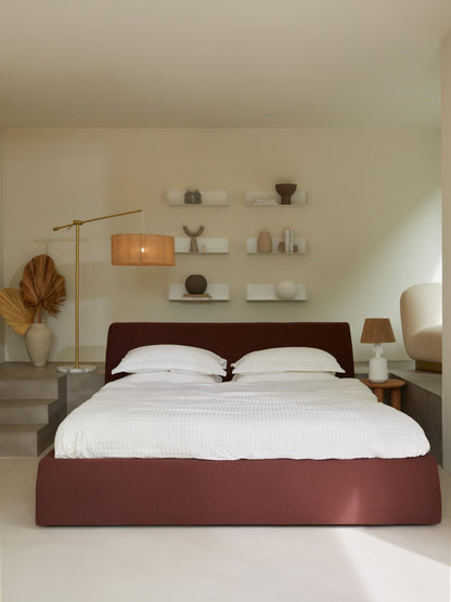 Cloven Upholstered Bed with Storage