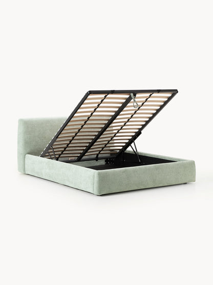 Cloven Upholstered Bed with Storage