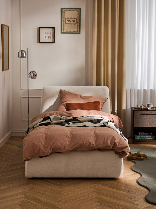 Cloven Upholstered Single Bed
