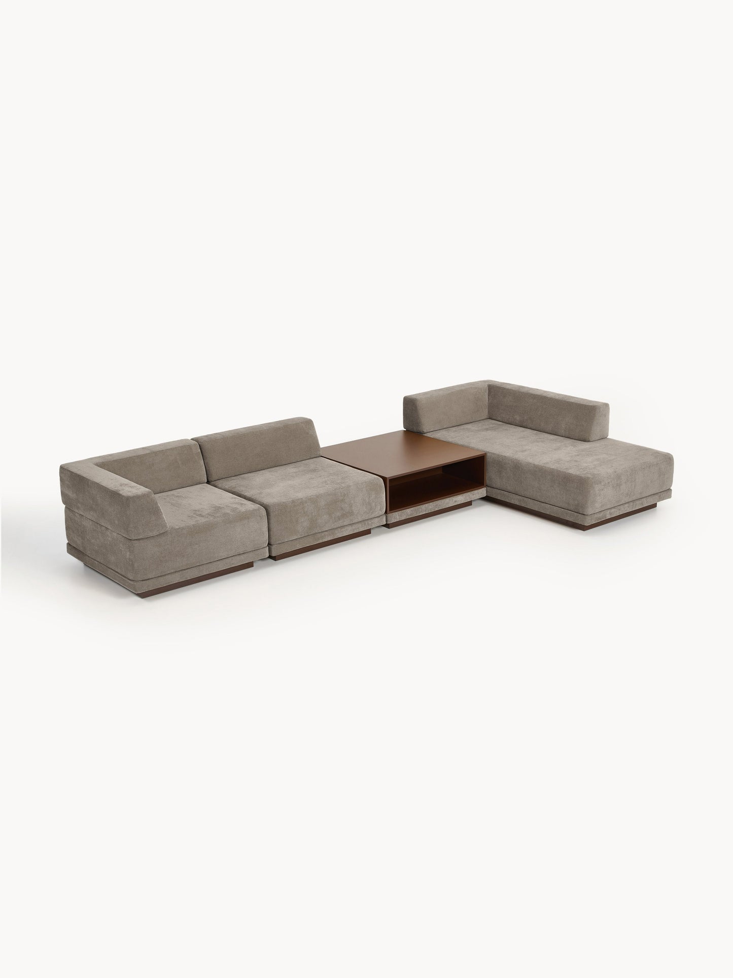 Colvin Modular 4-Seater Corner Sofa with Coffee Table