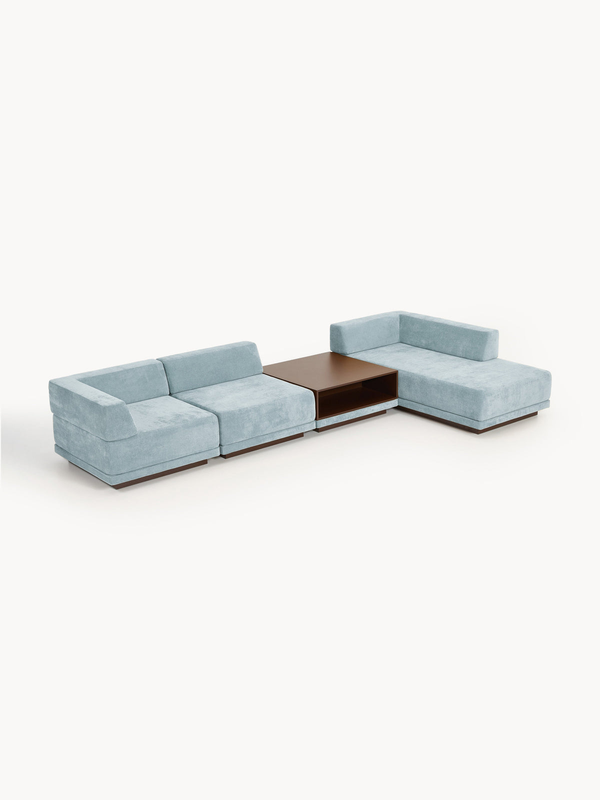 Colvin Modular 4-Seater Corner Sofa with Coffee Table