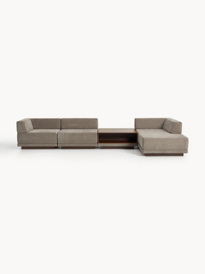 Colvin Modular 4-Seater Corner Sofa with Coffee Table
