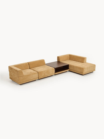 Colvin Modular 4-Seater Corner Sofa with Coffee Table