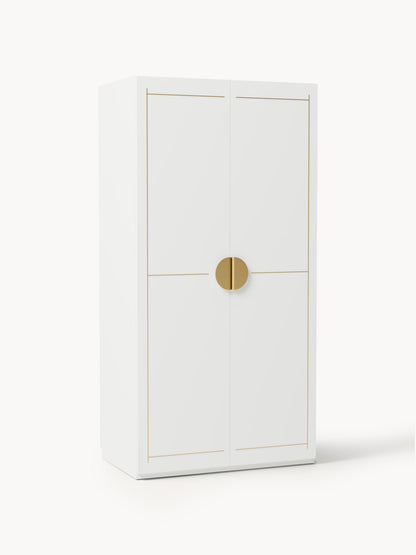 Denova Hinged-Door Wardrobe, Modular, 100 cm Wide, in Various Sizes