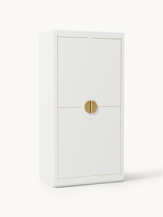 Denova Hinged-Door Wardrobe, Modular, 100 cm Wide, in Various Sizes