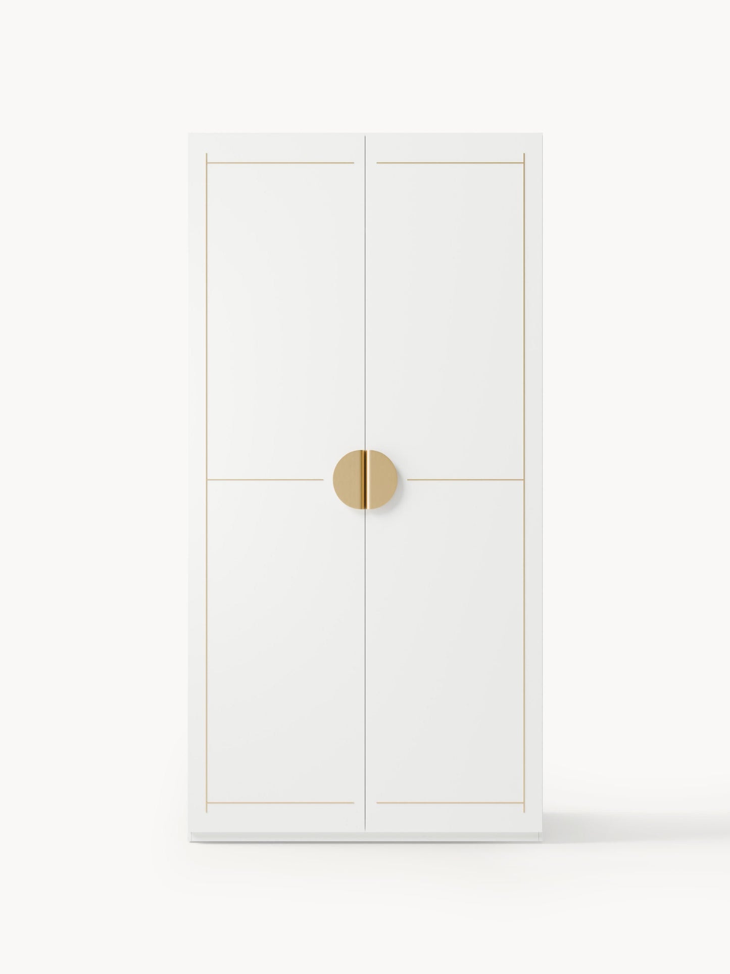 Denova Hinged-Door Wardrobe, Modular, 100 cm Wide, in Various Sizes