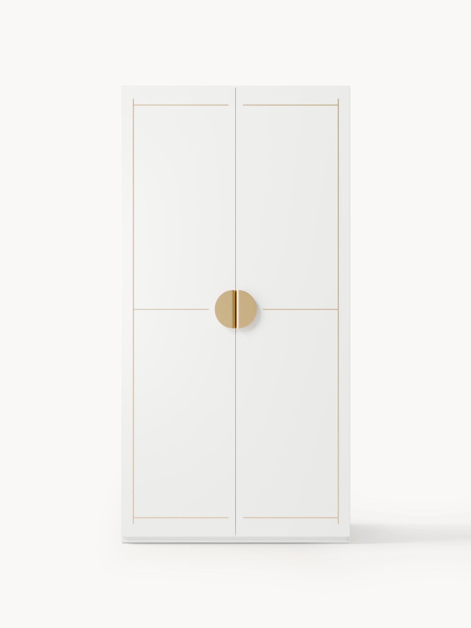 Denova Hinged-Door Wardrobe, Modular, 100 cm Wide, in Various Sizes