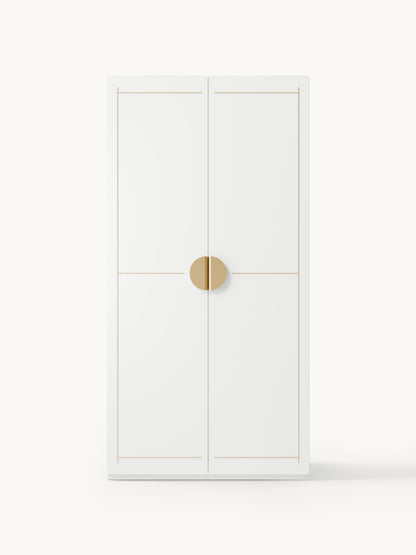 Denova Hinged-Door Wardrobe, Modular, 100 cm Wide, in Various Sizes