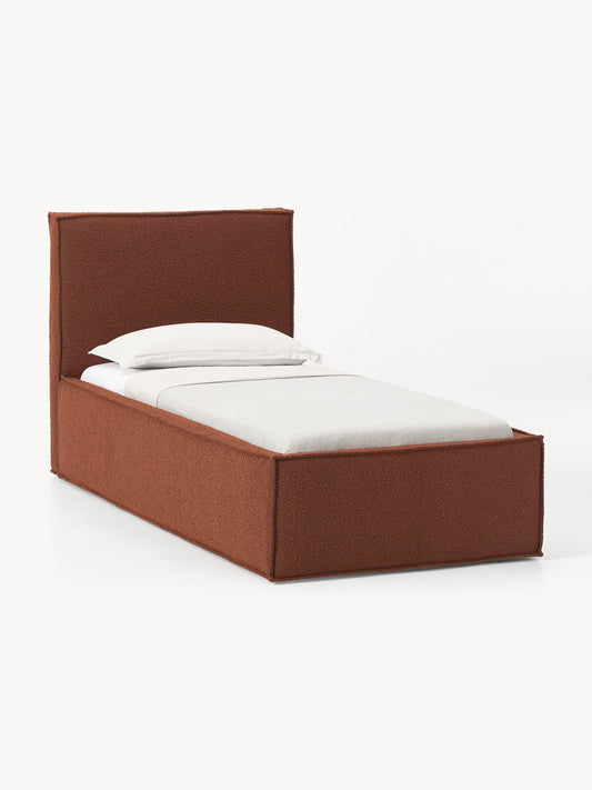 Dreava Single Bed in Bouclé