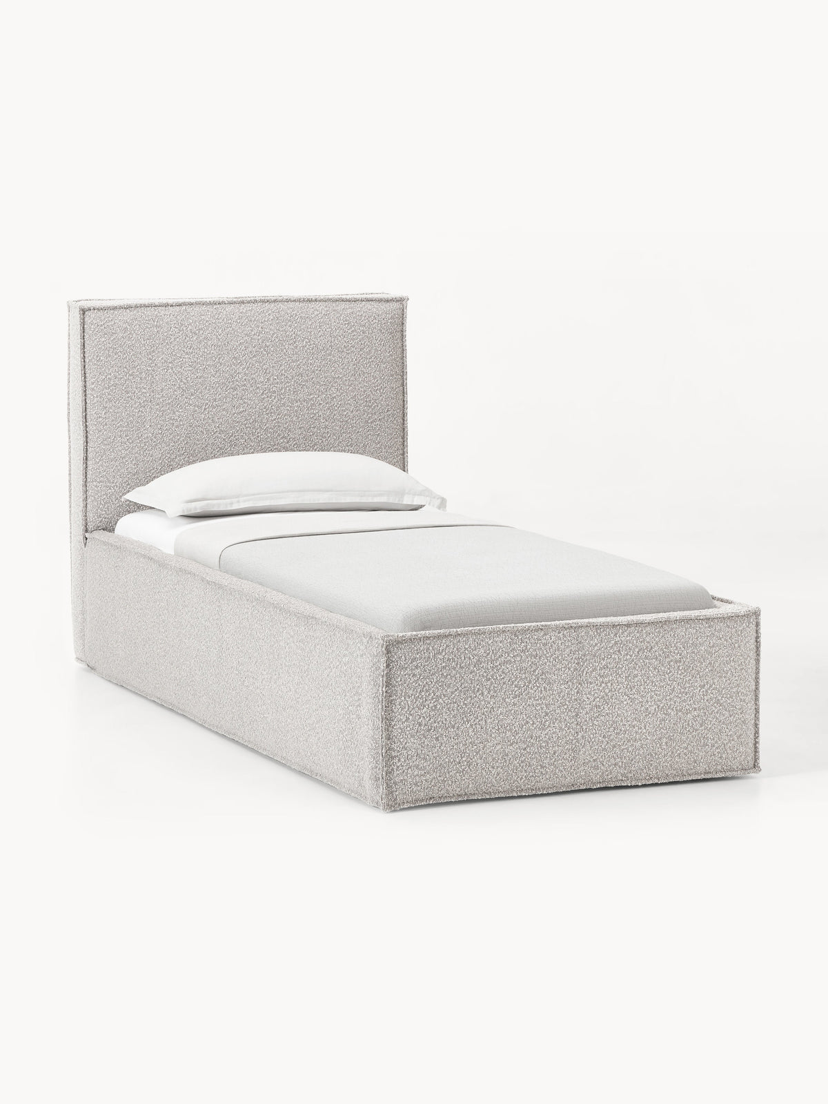 Dreava Single Bed in Bouclé