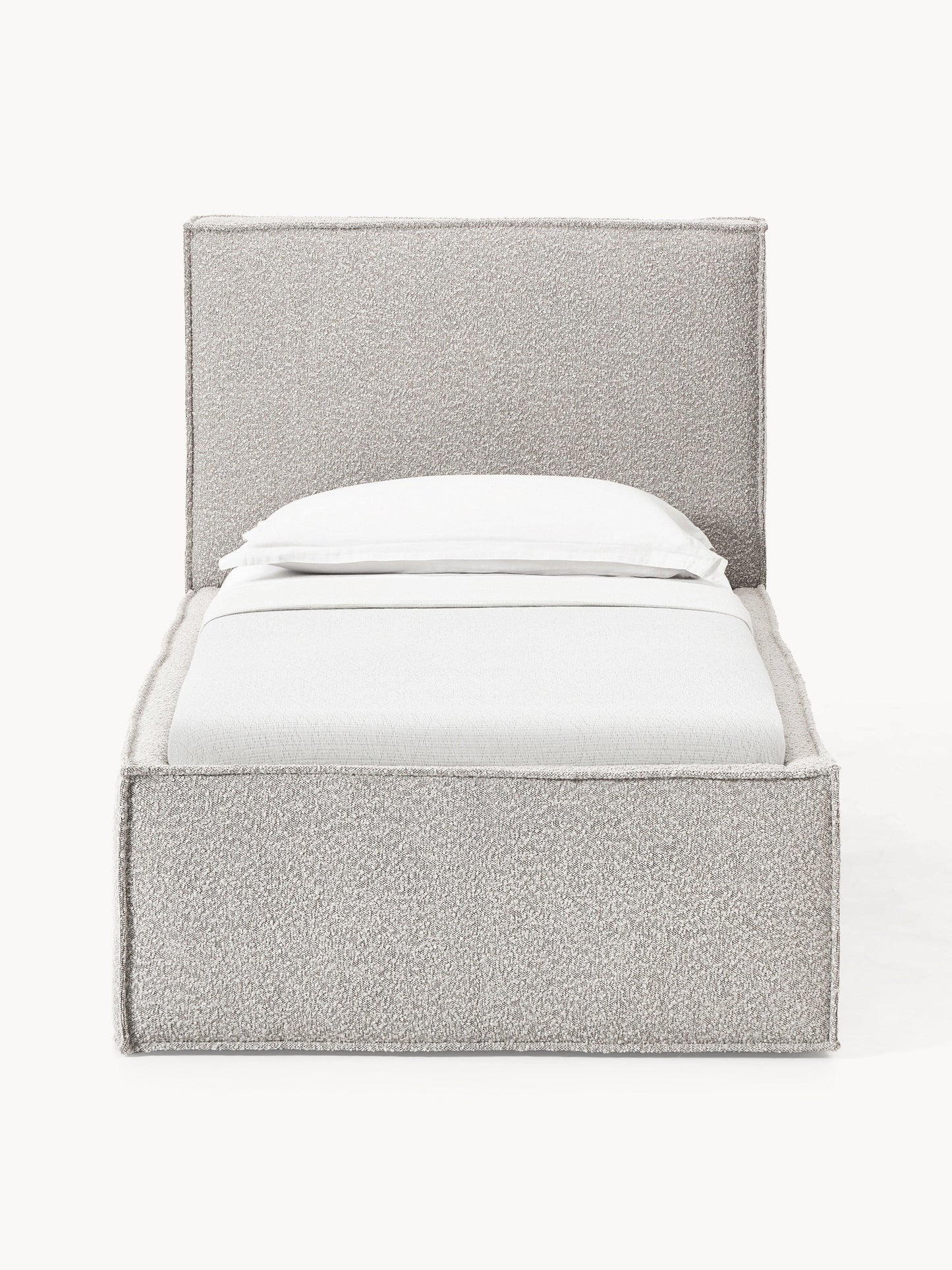 Dreava Single Bed in Bouclé