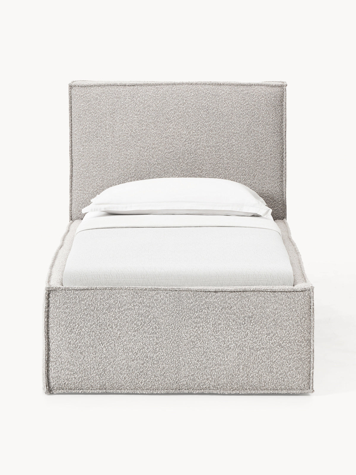 Dreava Single Bed in Bouclé