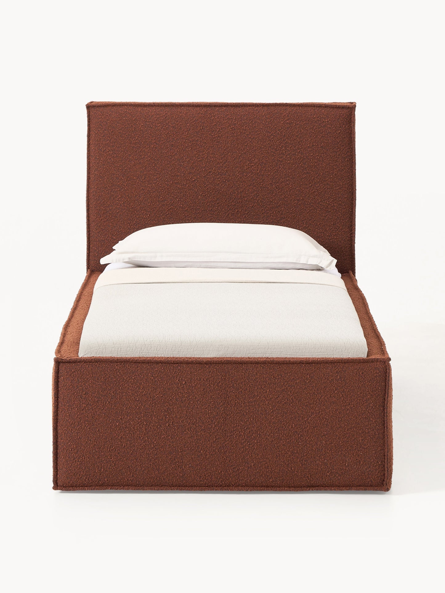 Dreava Single Bed in Bouclé