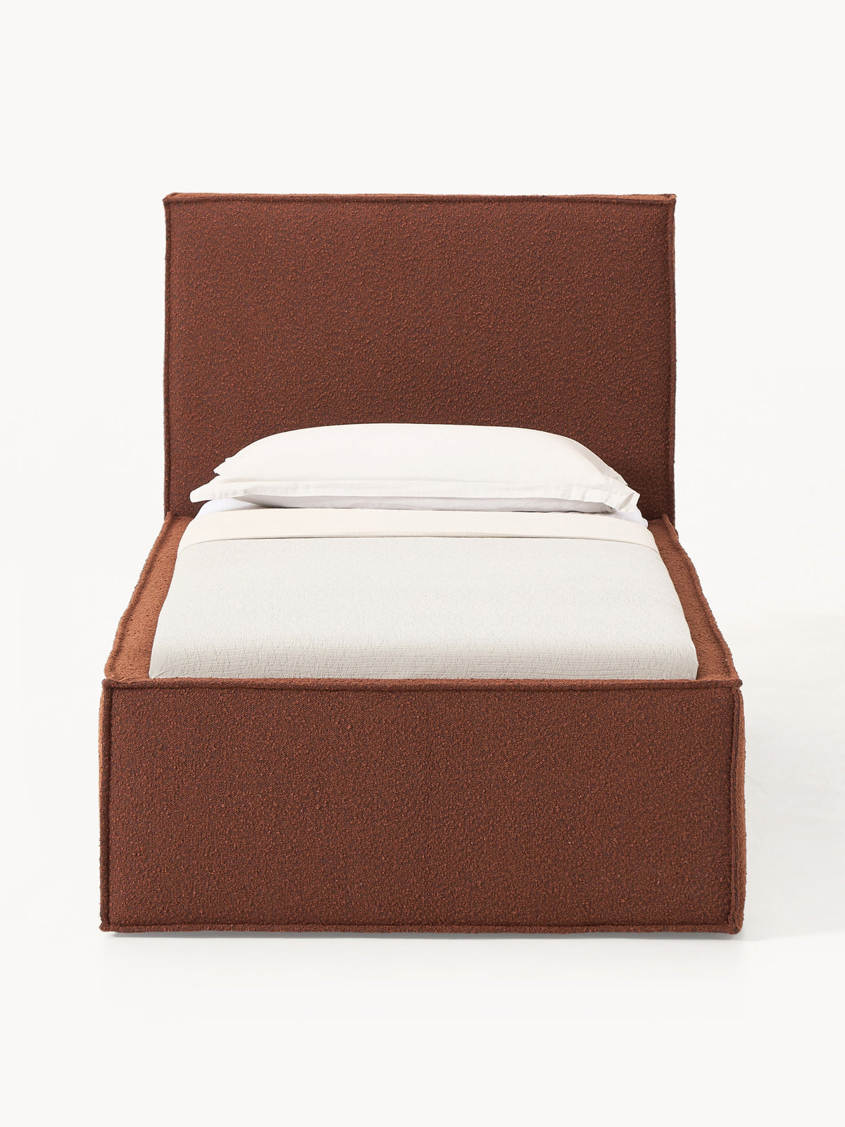 Dreava Single Bed in Bouclé