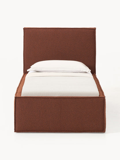 Dreava Single Bed in Bouclé
