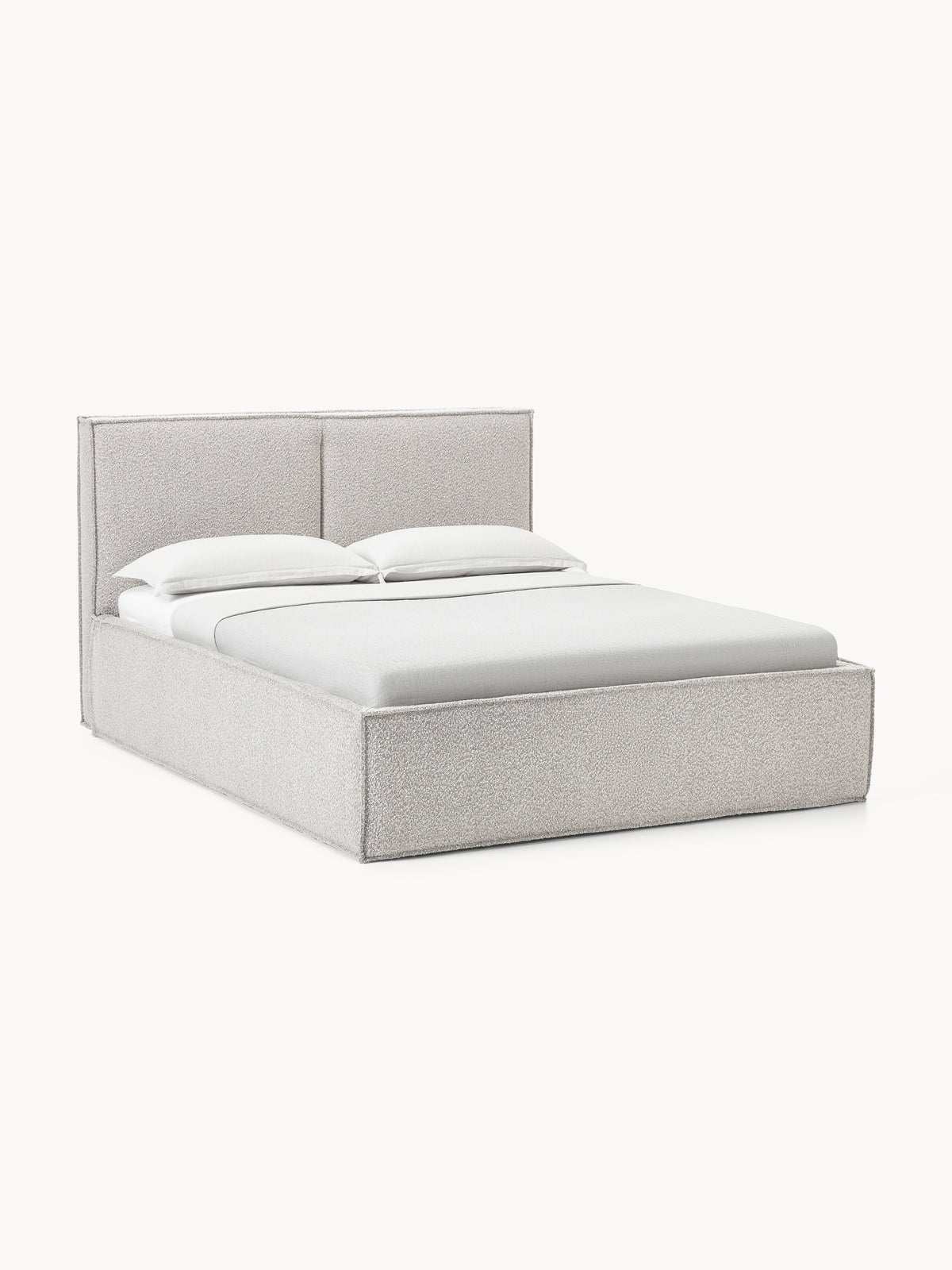 Dreava Upholstered Bed in Bouclé