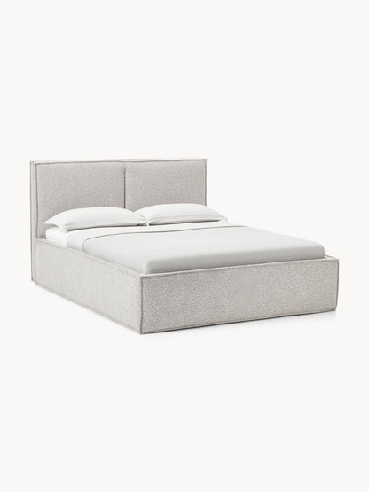 Dreava Upholstered Bed in Bouclé