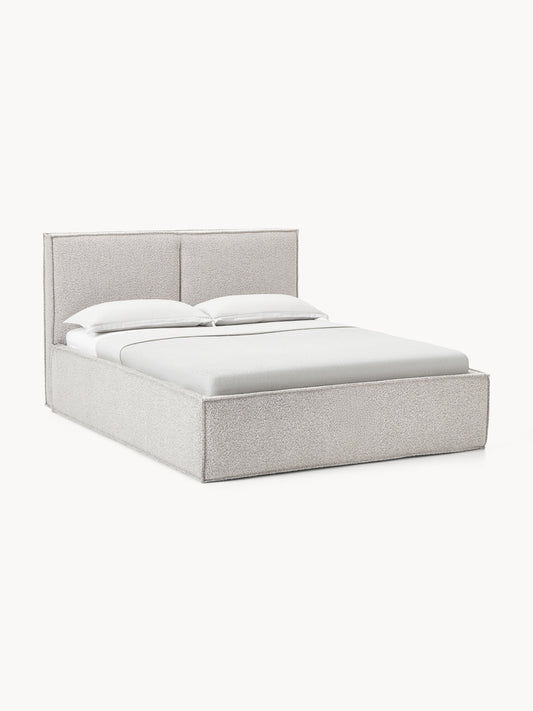 Dreava Upholstered Bed in Bouclé