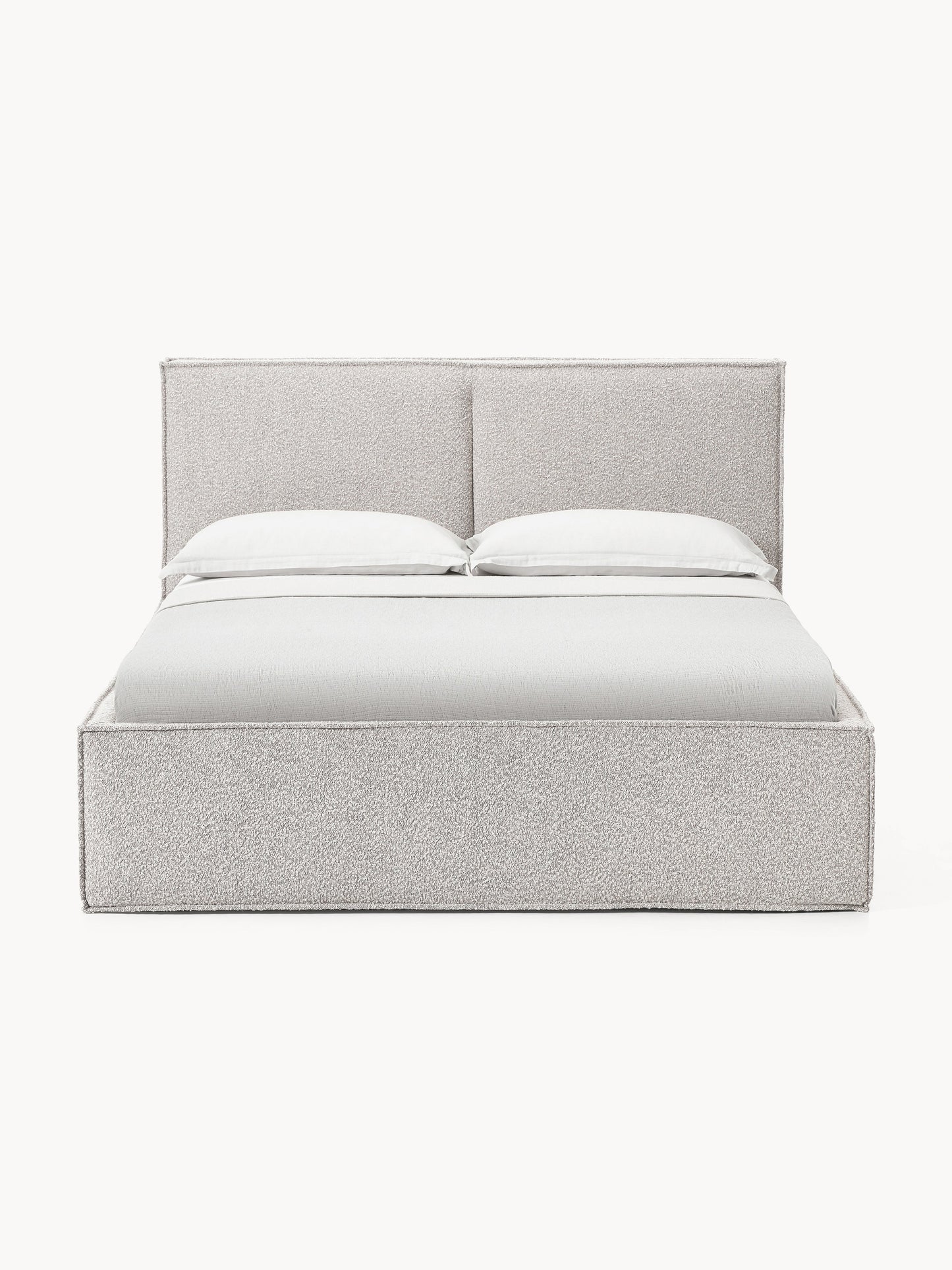 Dreava Upholstered Bed in Bouclé