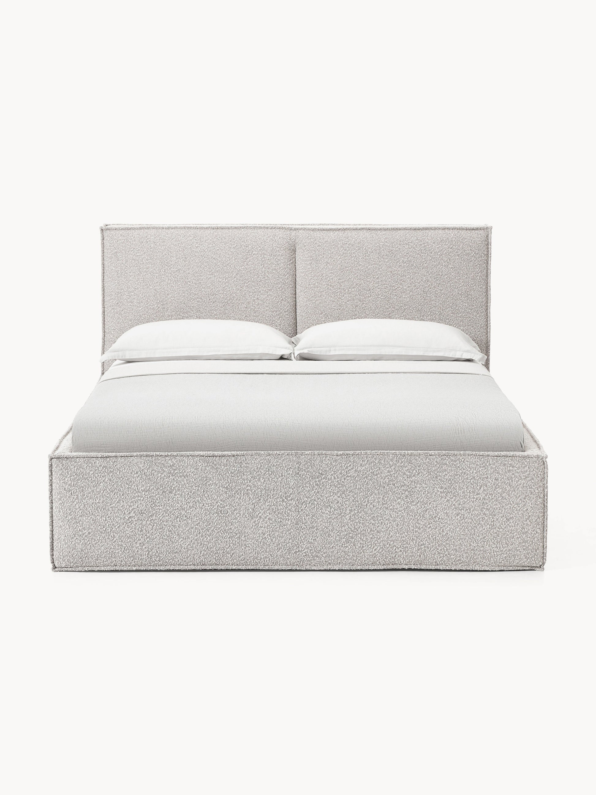 Dreava Upholstered Bed in Bouclé