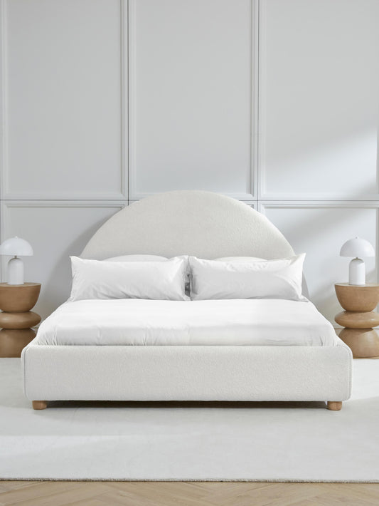 Ebbina Teddy Upholstered Bed with Storage