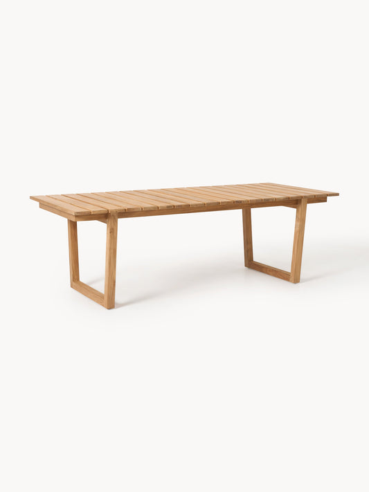 Eivora Garden Table in Teak Wood, 229 x 100 cm