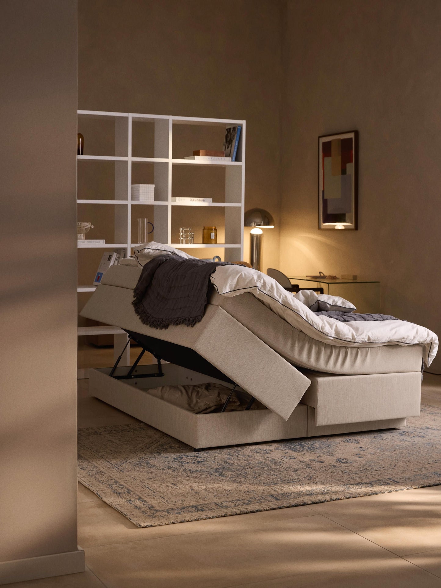 Enyla Box Spring Storage Bed