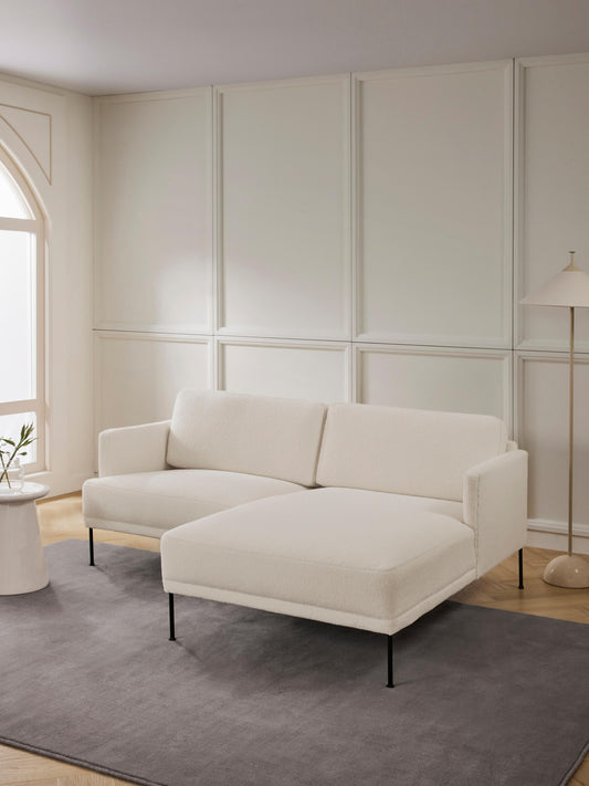 Fluendo Small Teddy Fabric Corner Sofa