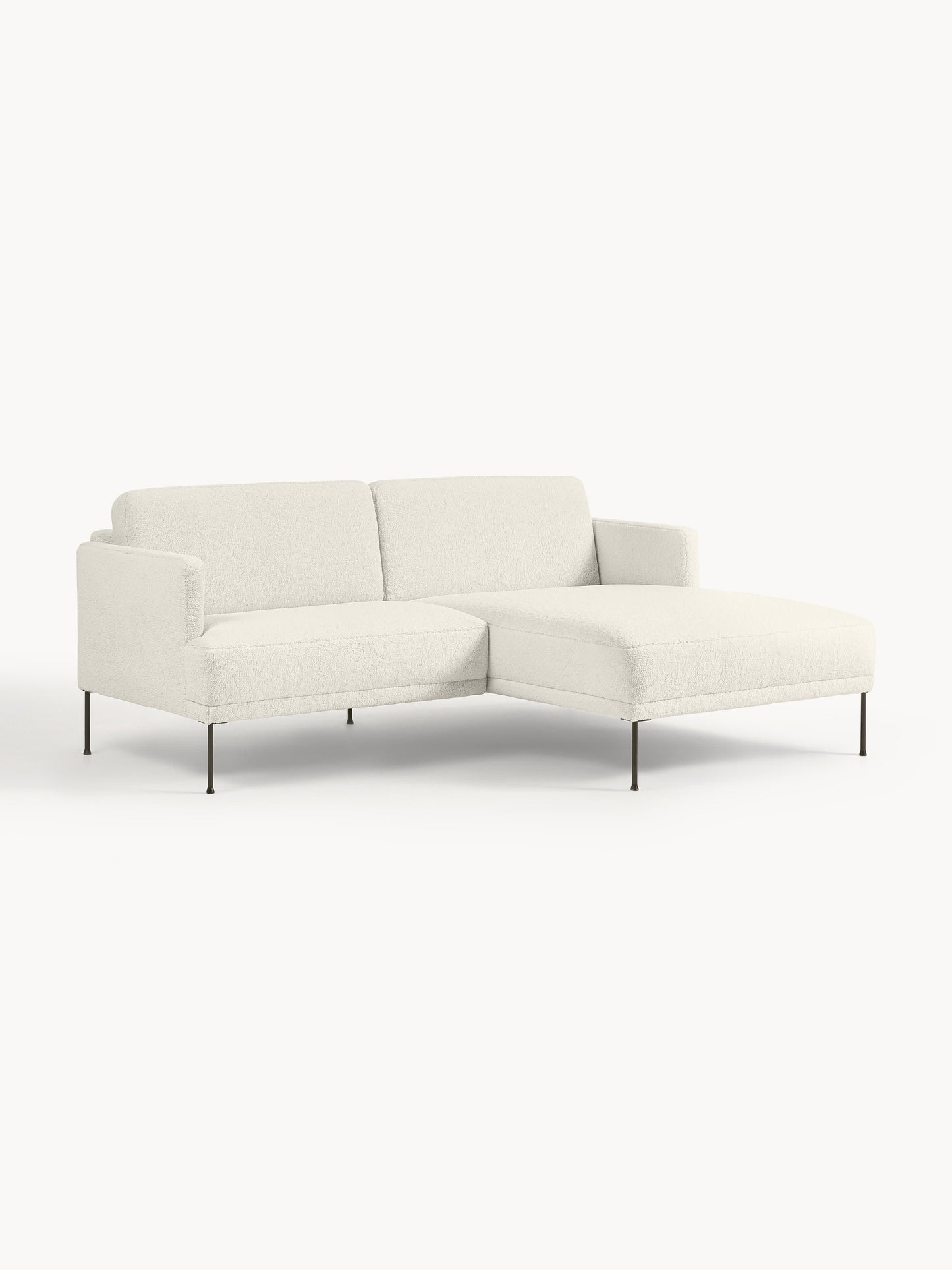 Fluendo Small Teddy Fabric Corner Sofa