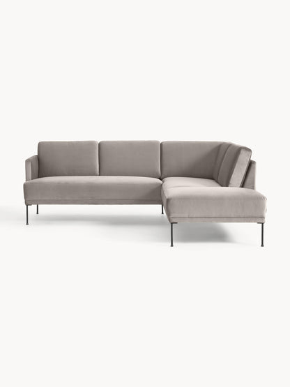 Fluendo Velvet Corner Sofa