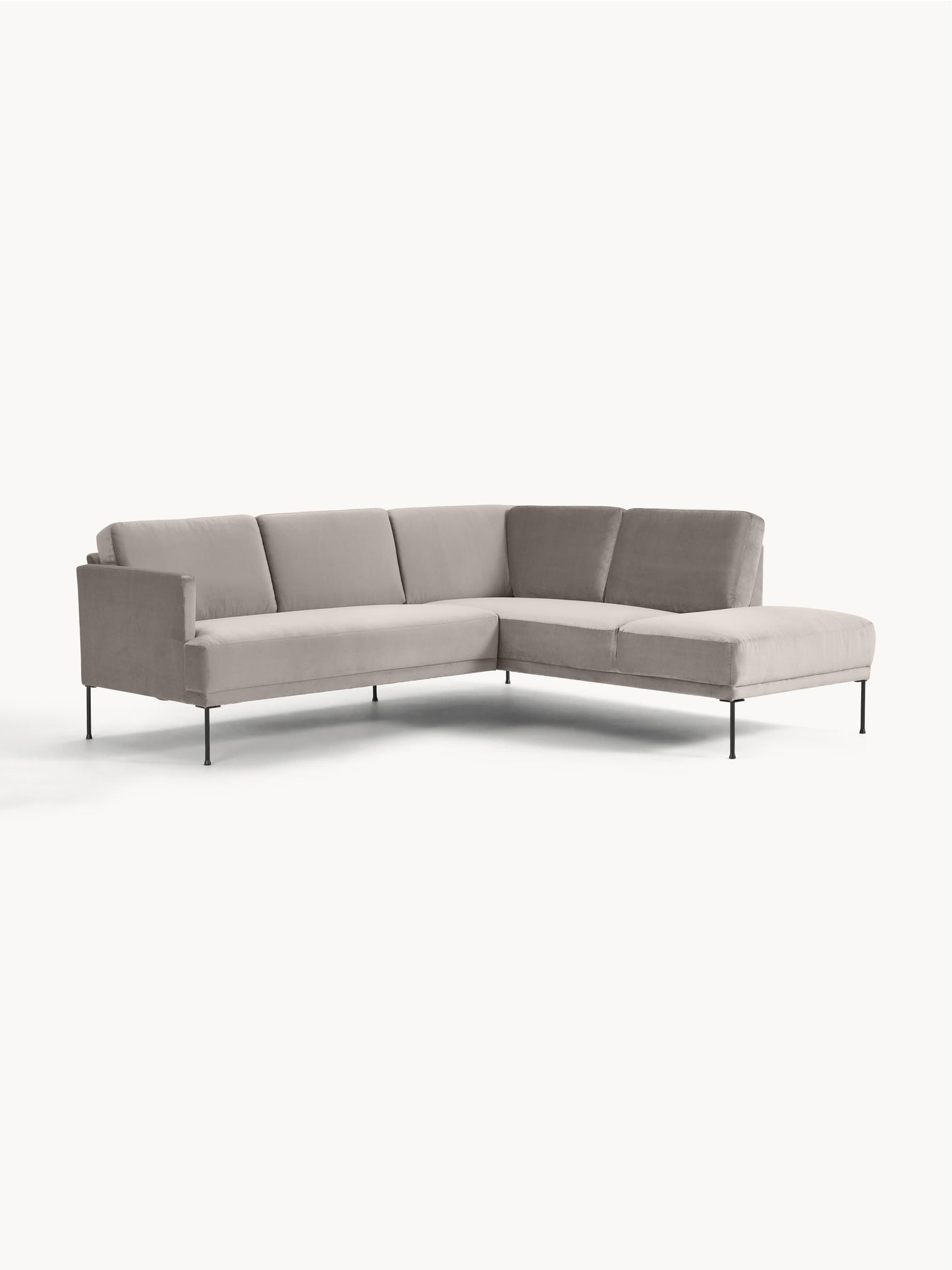 Fluendo Velvet Corner Sofa