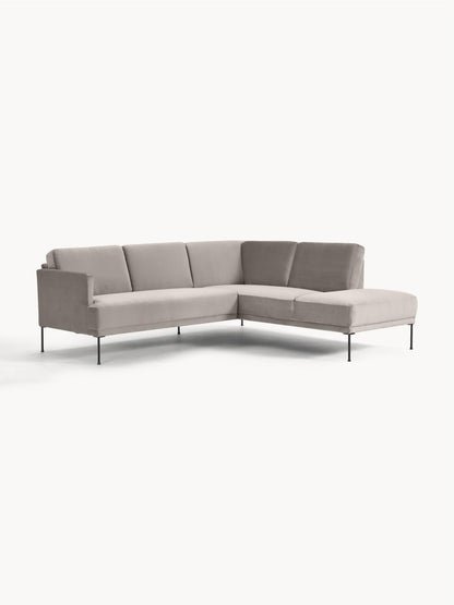Fluendo Velvet Corner Sofa