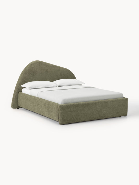 Garvin Bouclé Upholstered Bed