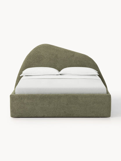 Garvin Bouclé Upholstered Bed