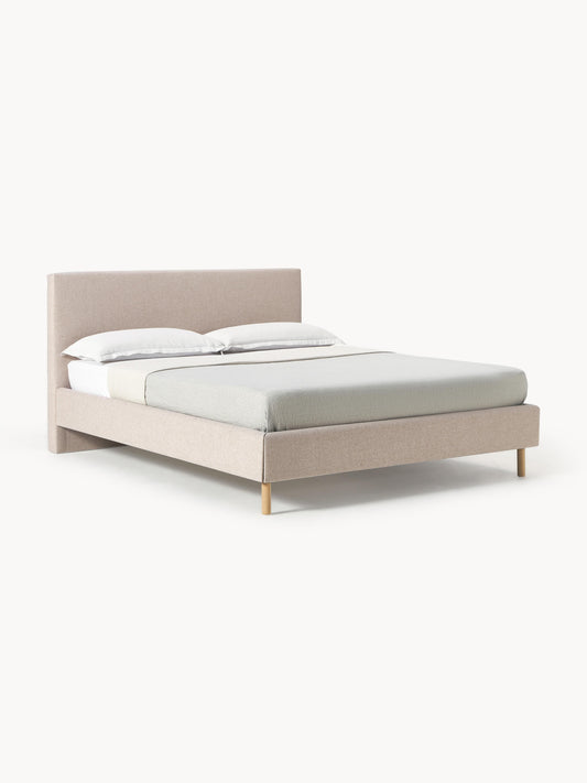 Giulora Upholstered Bed with Wooden Feet