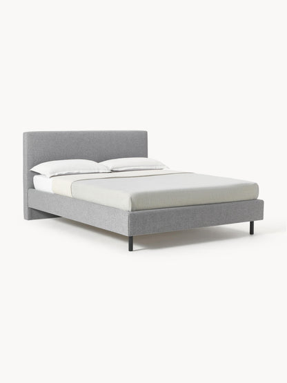 Giulora Upholstered Bed with Wooden Feet