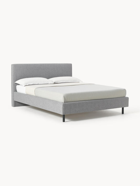 Giulora Upholstered Bed with Wooden Feet