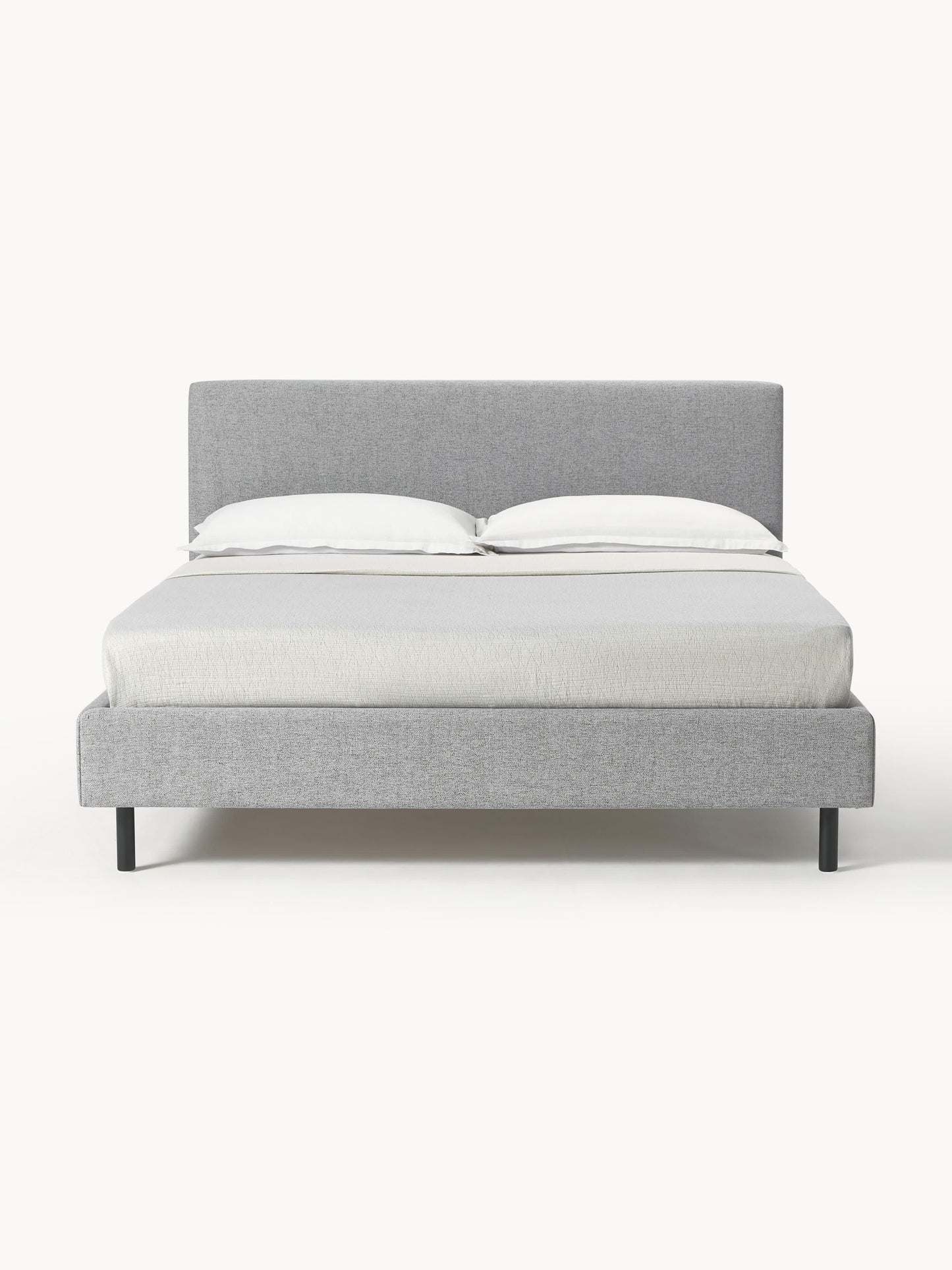 Giulora Upholstered Bed with Wooden Feet