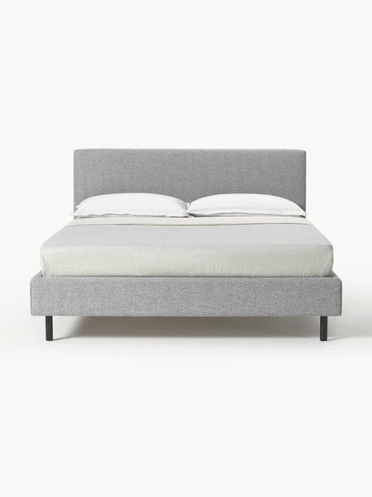Giulora Upholstered Bed with Wooden Feet