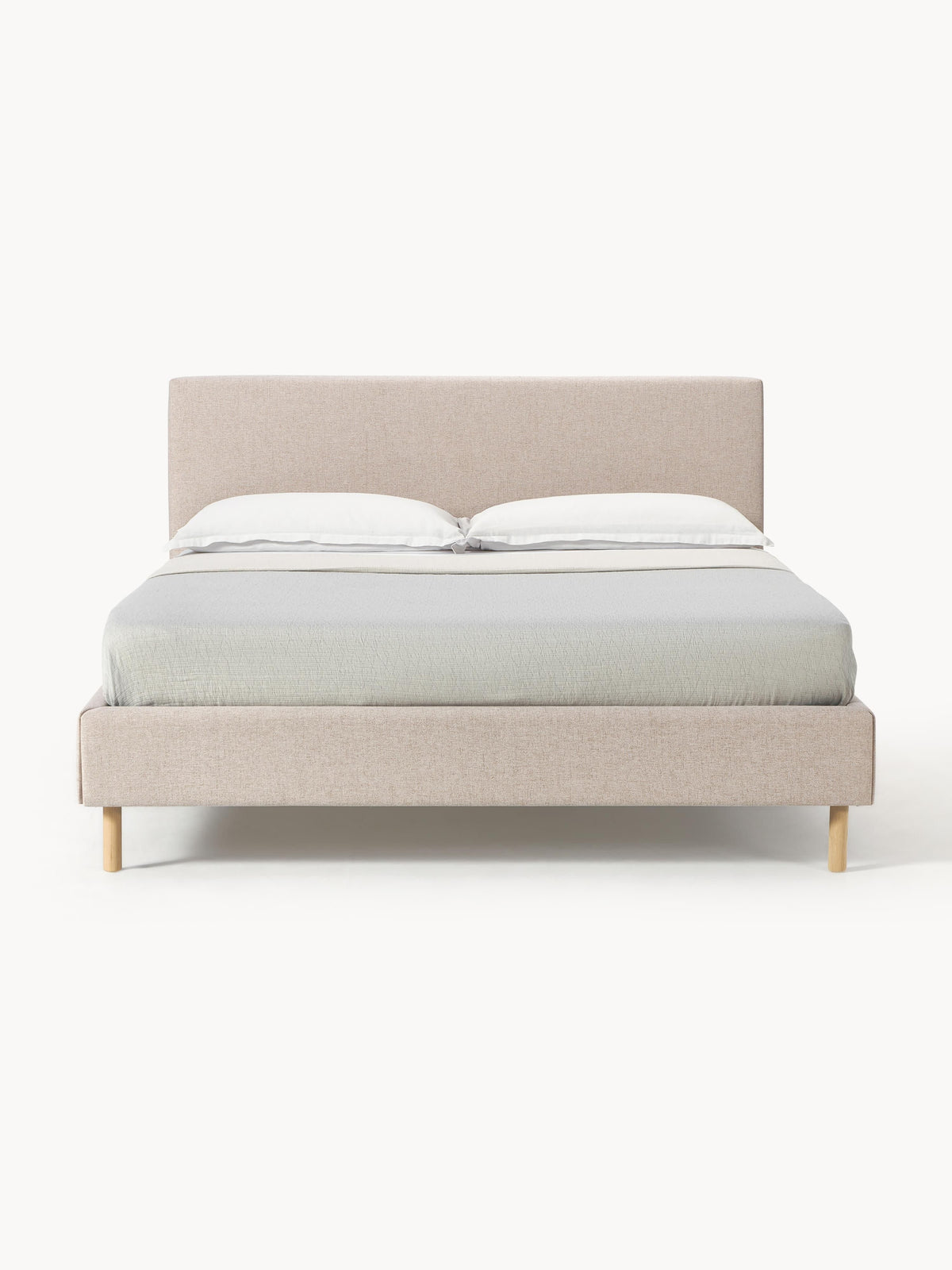 Giulora Upholstered Bed with Wooden Feet