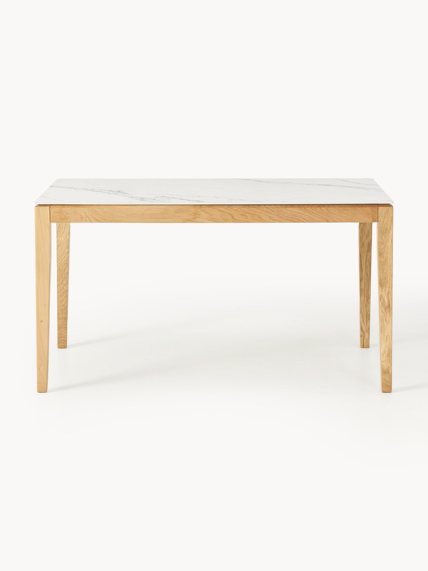 Jackvin Dining Table with Marble-Look Tabletop, in Various Sizes