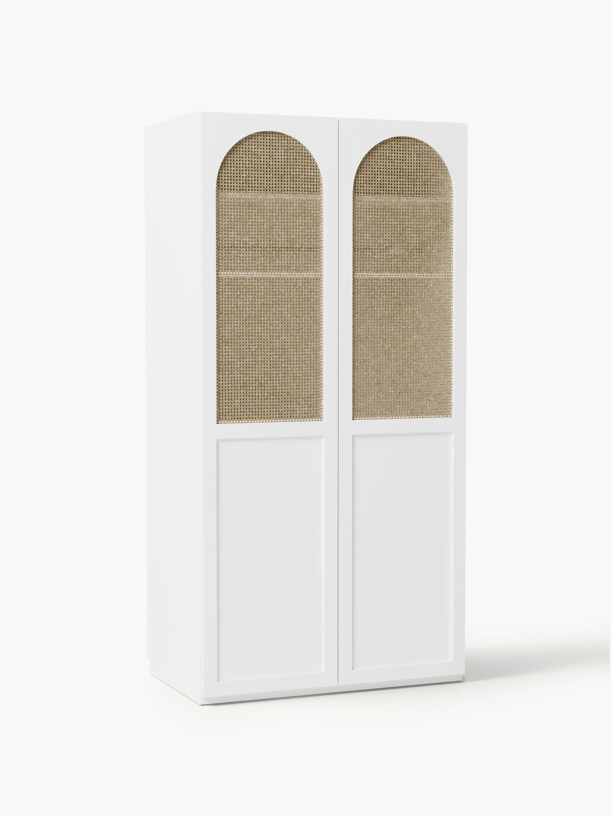 Jeanor Modular Hinged-Door Wardrobe, 100 cm Wide, in Various Sizes