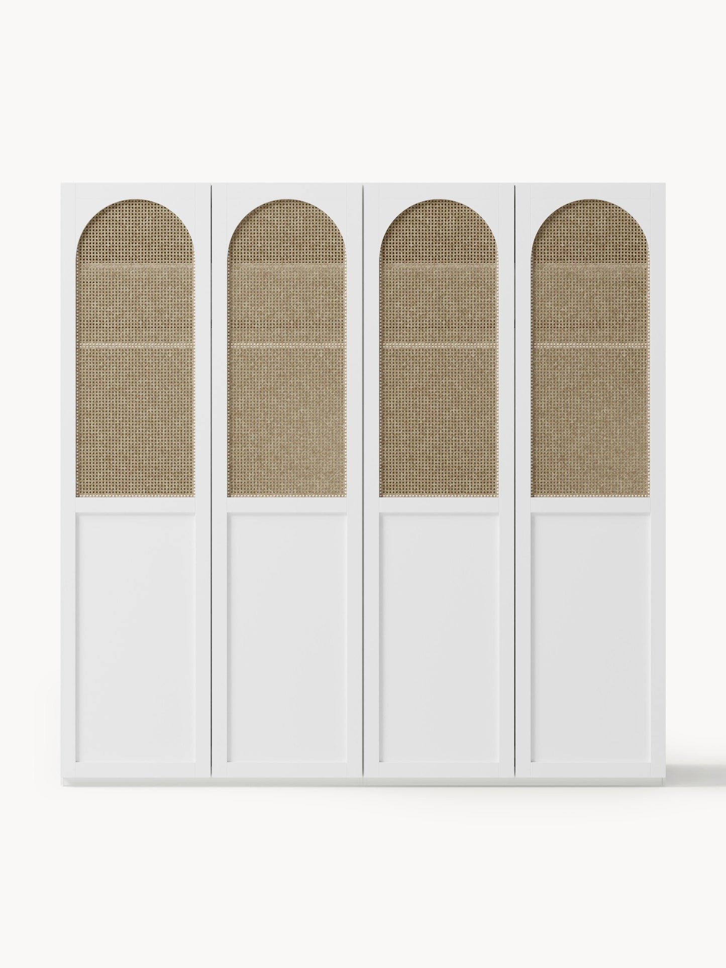 Jeanor Modular Hinged-Door Wardrobe, 200 cm Wide, in Various Sizes