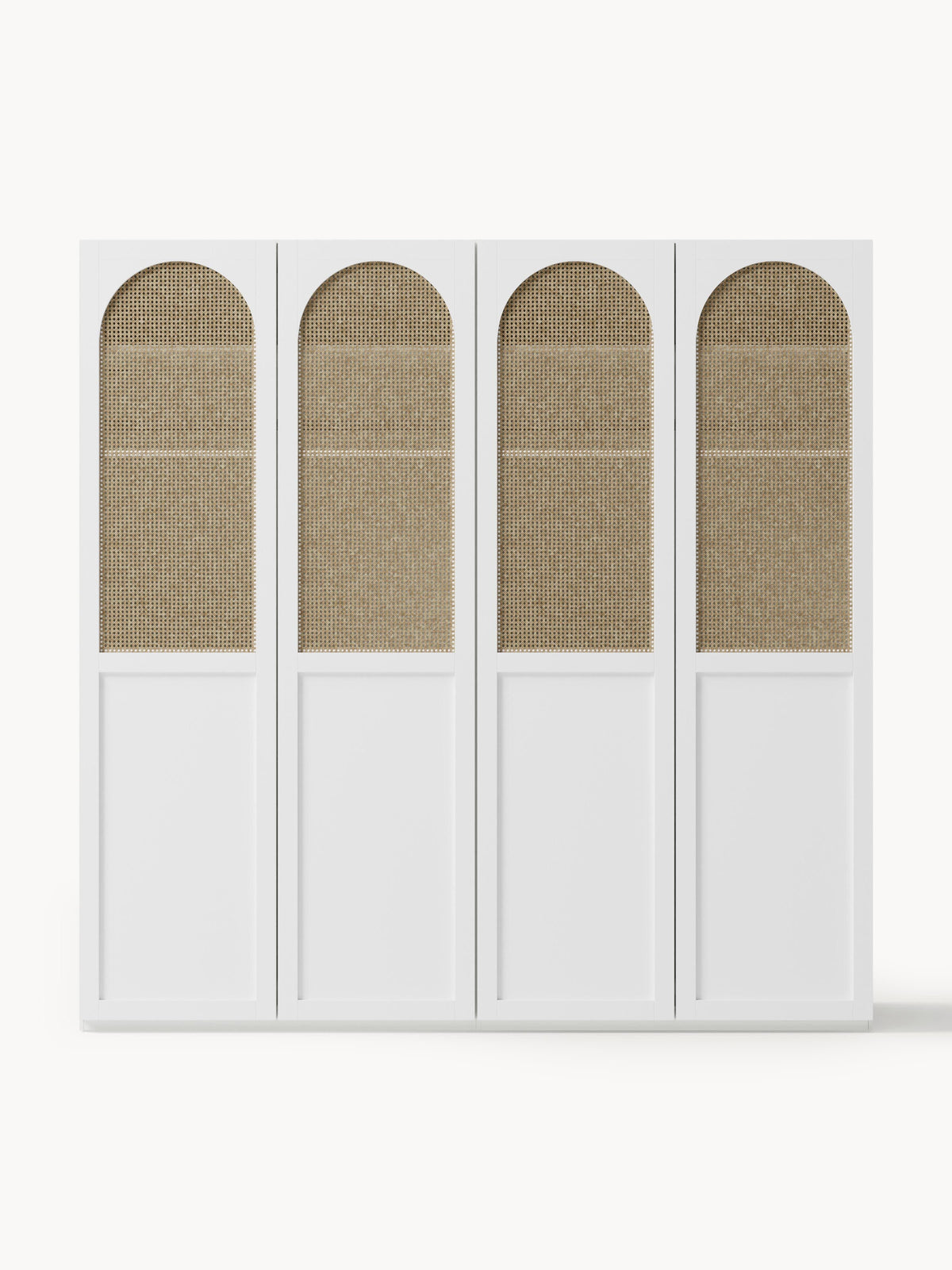 Jeanor Modular Hinged-Door Wardrobe, 200 cm Wide, in Various Sizes