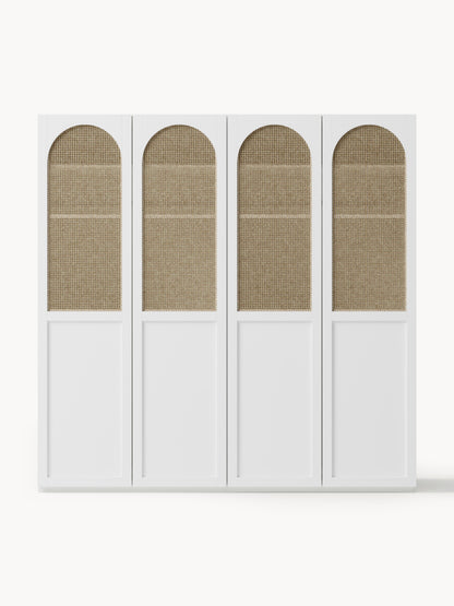 Jeanor Modular Hinged-Door Wardrobe, 200 cm Wide, in Various Sizes